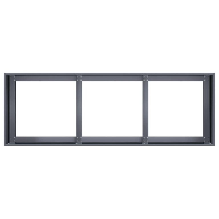 Augalų dėžė – 120×40×40 cm, antracito spalva – produkto nuotrauka 5