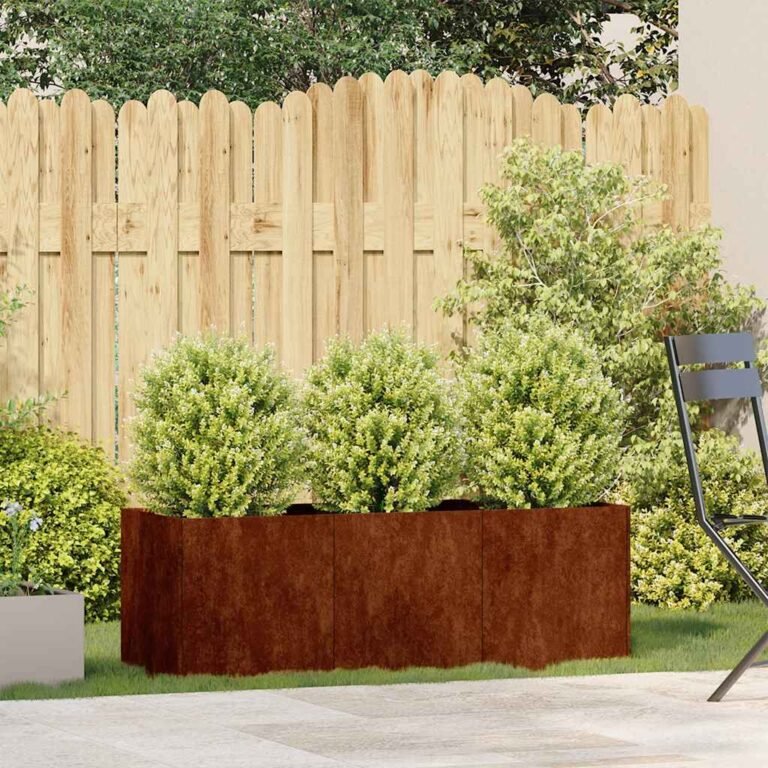 Augalų dėžė – 120×40×40 cm, rūdžių spalva Augalų dėžė – 120×40×40 cm, rūdžių spalva