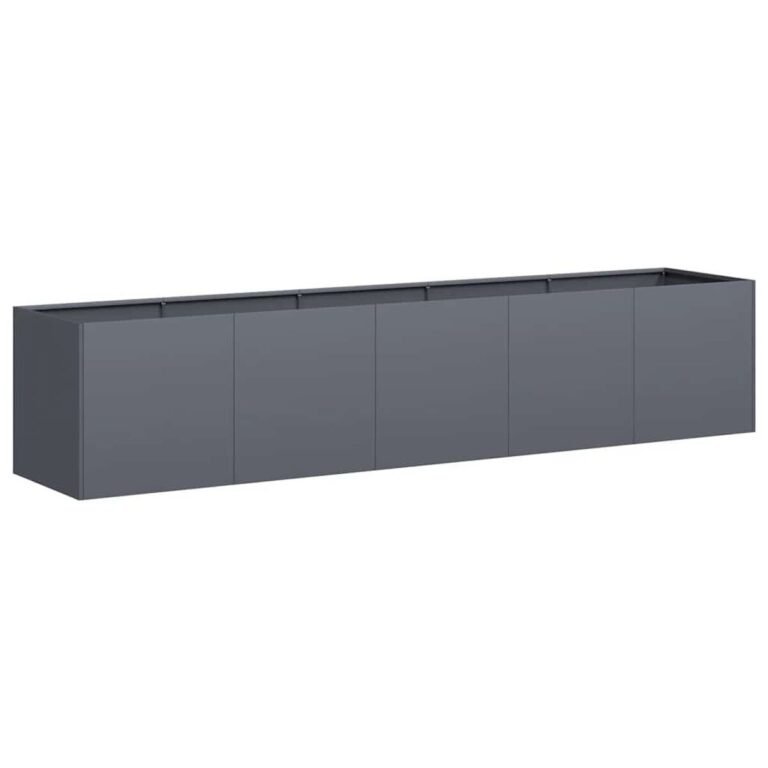 Augalų dėžė – 200×40×40 cm, antracito spalva Augalų dėžė – 200×40×40 cm, antracito spalva