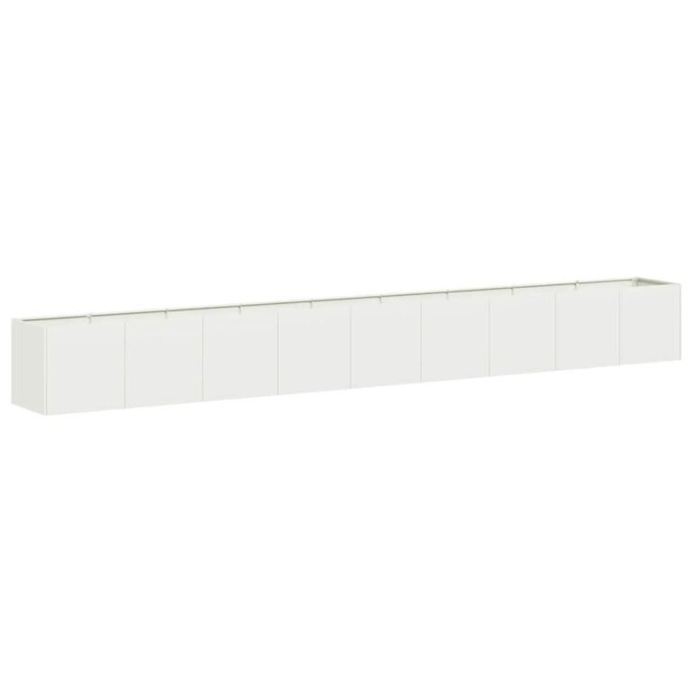 Augalų dėžė – 360×40×40 cm, balta spalva Augalų dėžė – 360×40×40 cm, balta spalva