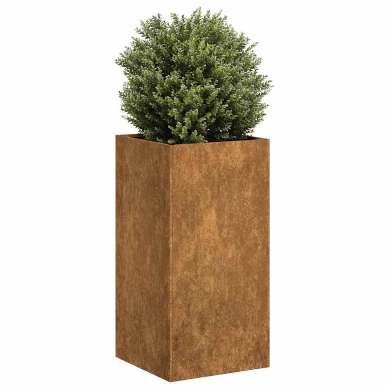 Augalų dėžė – 40×40×80 cm, rūdžių spalva Augalų dėžė – 40×40×80 cm, rūdžių spalva