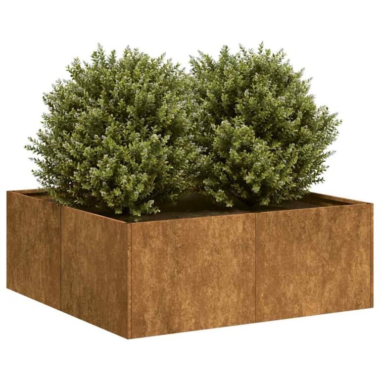 Augalų dėžė – 80×80×30 cm, rūdžių spalva Augalų dėžė – 80×80×30 cm, rūdžių spalva
