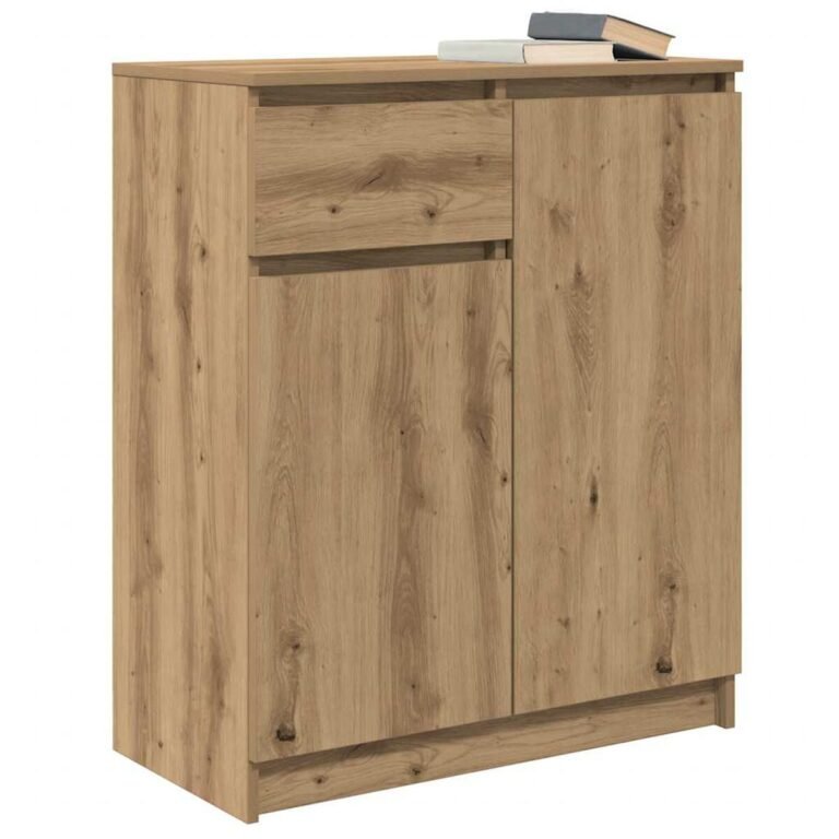 Komoda – 71×35×84 cm, ąžuolo spalva – produkto nuotrauka 4