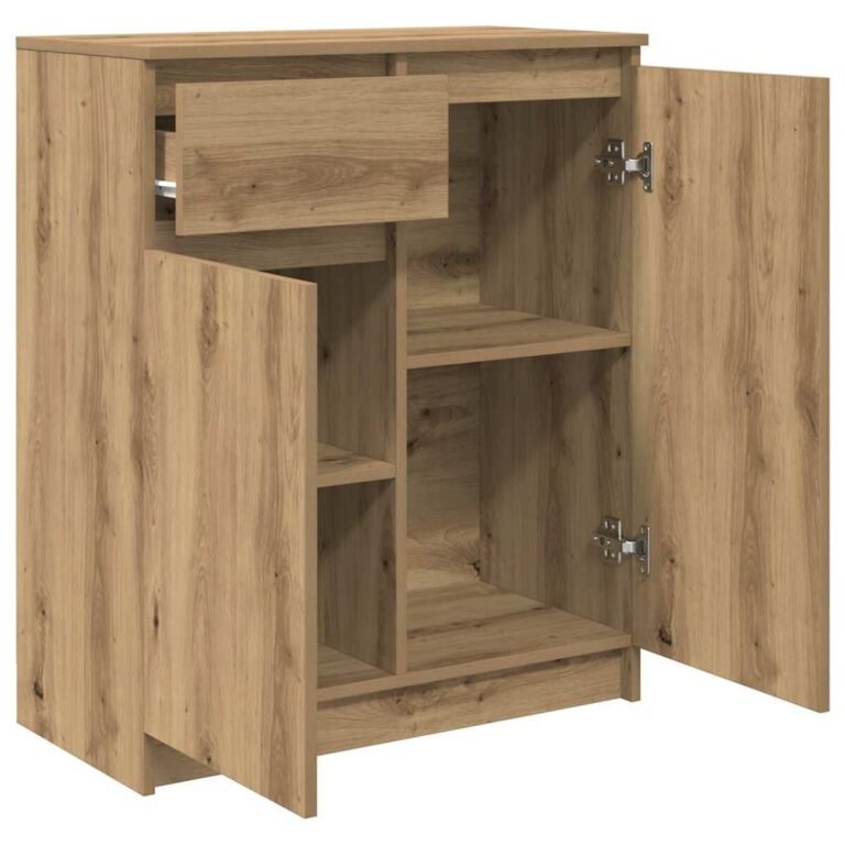 Komoda – 71×35×84 cm, ąžuolo spalva – produkto nuotrauka 5