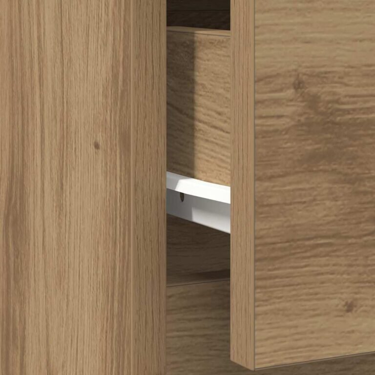 Komoda – 71×35×84 cm, ąžuolo spalva – produkto nuotrauka 12