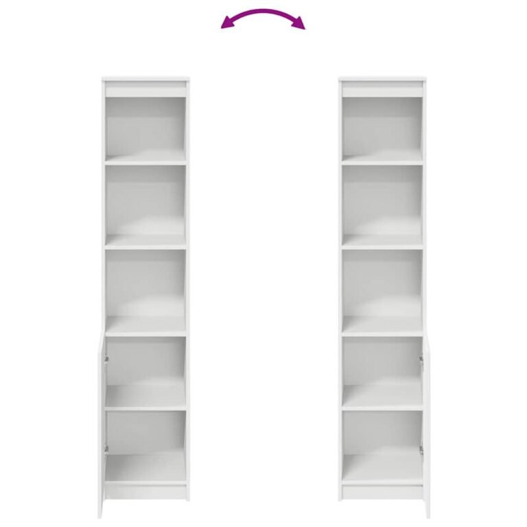Komoda – 37,5×35×180 cm, balta spalva – produkto nuotrauka 7