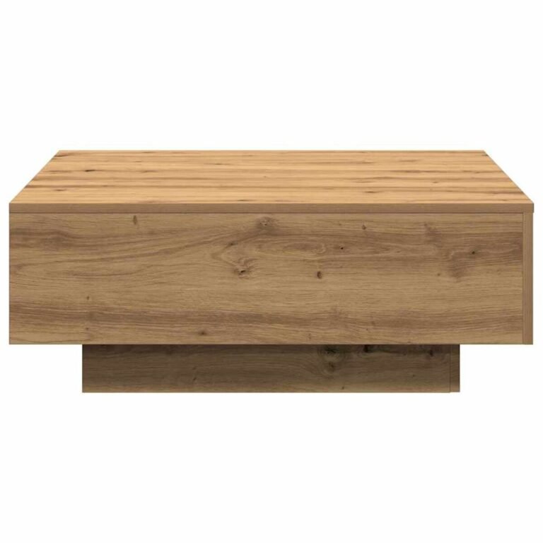 Kavos staliukas – 80×80×31 cm, ąžuolo spalva – produkto nuotrauka 5