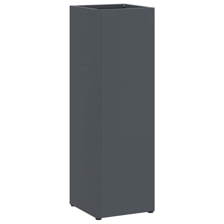 vidaXL Lietaus skėtis stovas Antracito 15,5 x 15,5 x 49 cm Plienas