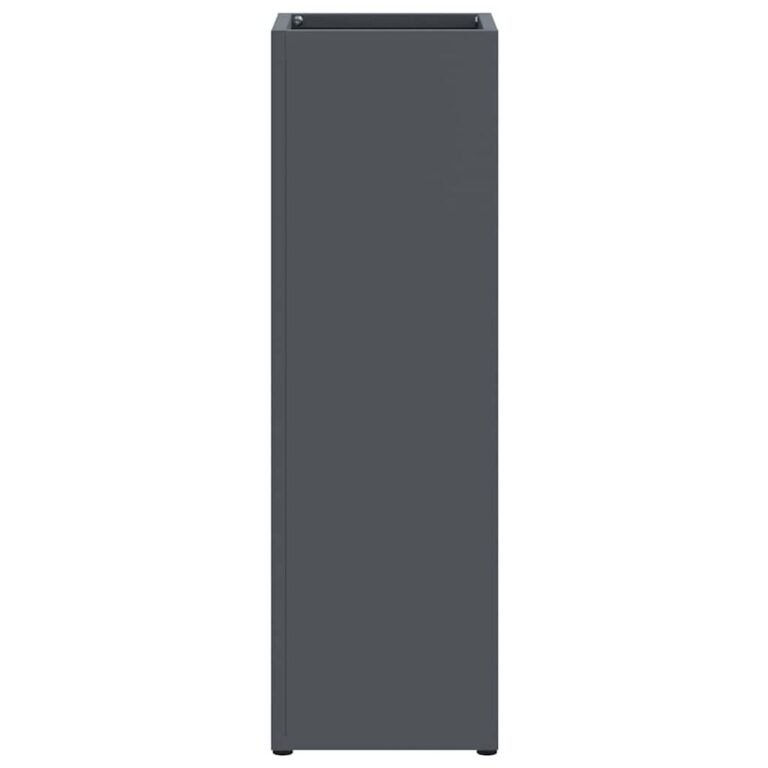 vidaXL Lietaus skėtis stovas Antracito 15,5 x 15,5 x 49 cm Plienas – produkto nuotrauka 4