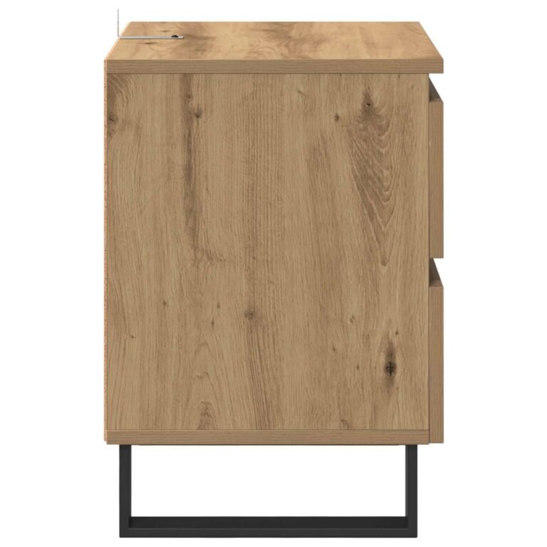 vidaXL Šalia lovos spintelė Amatininkų ąžuolas 40 x 35 x 50 cm – nuotrauka 7 vidaXL Šalia lovos spintelė Amatininkų ąžuolas 40 x 35 x 50 cm – produkto nuotrauka 7