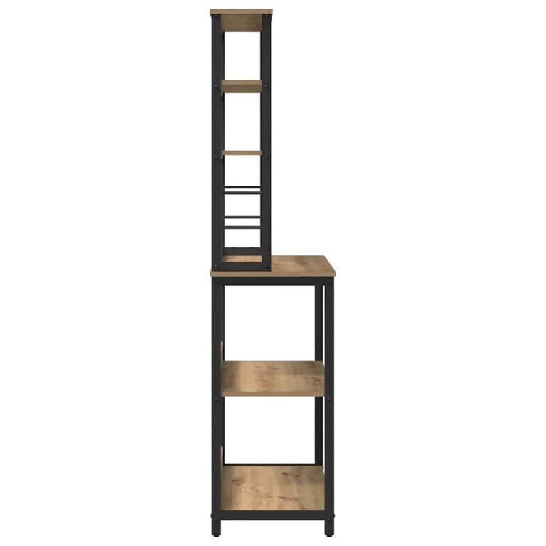 vidaXL Virtuvės lentyna 5 aukštų 80 x 40 x 168 cm Apdirbta mediena – nuotrauka 7 vidaXL Virtuvės lentyna 5 aukštų 80 x 40 x 168 cm Apdirbta mediena – produkto nuotrauka 7