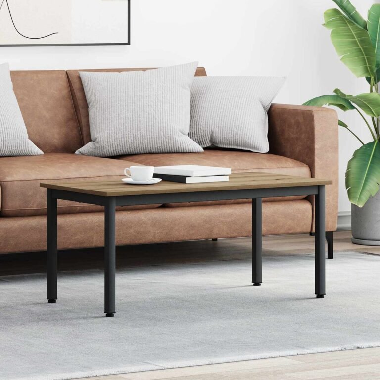 vidaXL Kavos staliukas Meistrų ąžuolas 100 x 50 x 45 cm – produkto nuotrauka 2