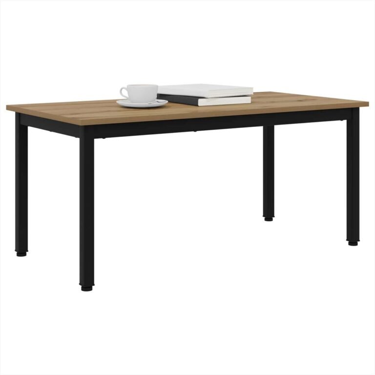 vidaXL Kavos staliukas Meistrų ąžuolas 100 x 50 x 45 cm – produkto nuotrauka 3