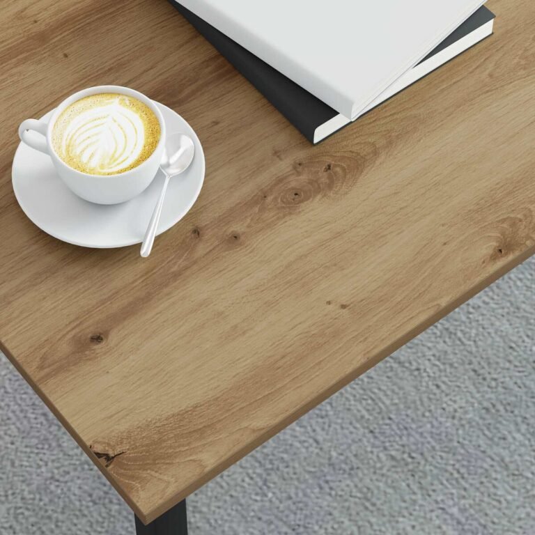 vidaXL Kavos staliukas Meistrų ąžuolas 100 x 50 x 45 cm – produkto nuotrauka 4