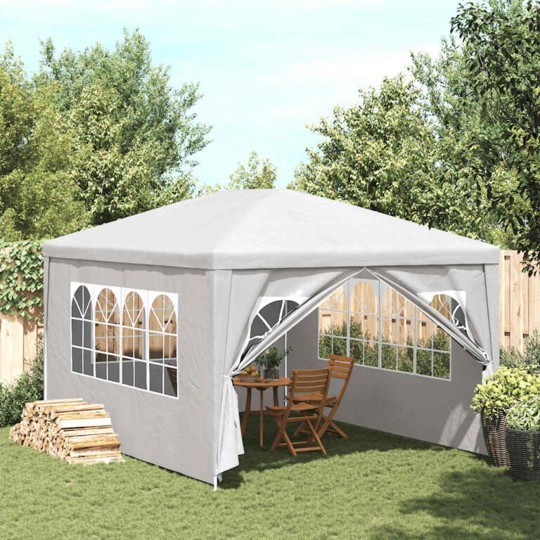Pavėsinė-palapinė – 3×4 m, balta spalva