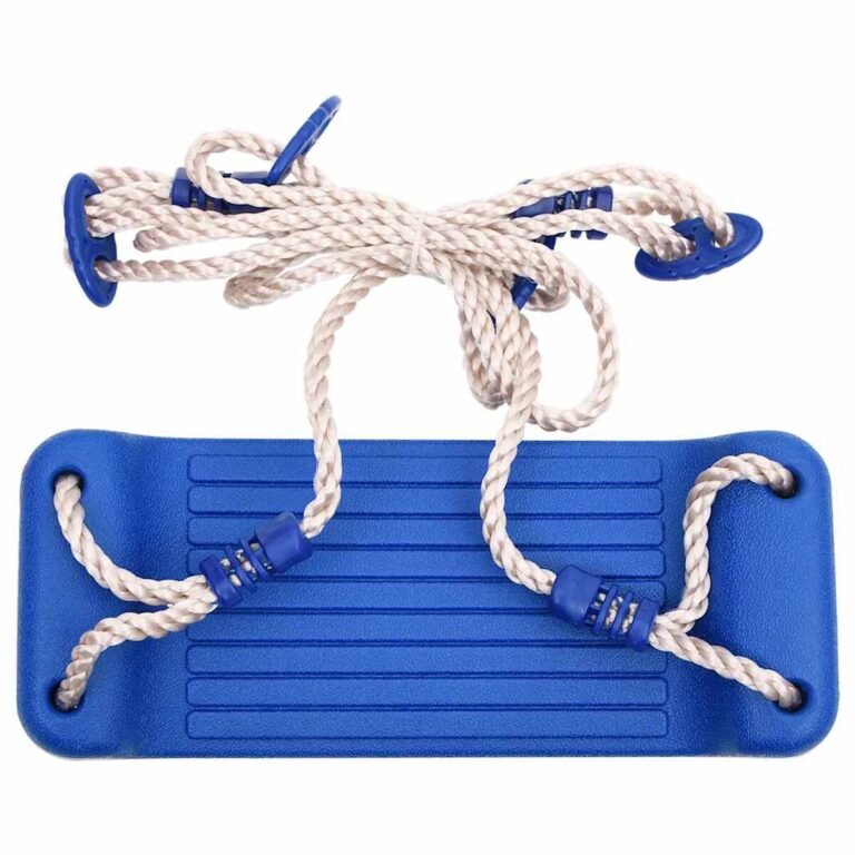 vidaXL Sūpynės su virvėmis, 2vnt., mėlynos, 38x16cm, polietilenas – nuotrauka 3 vidaXL Sūpynės su virvėmis, 2vnt., mėlynos, 38x16cm, polietilenas – produkto nuotrauka 3