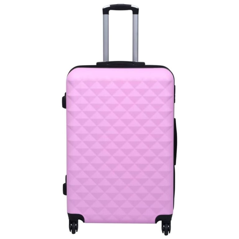 vidaXL Lagaminų rinkinys, 2vnt., rožinės spalvos, ABS, kieto korpuso – nuotrauka 2 vidaXL Lagaminų rinkinys, 2vnt., rožinės spalvos, ABS, kieto korpuso – produkto nuotrauka 2