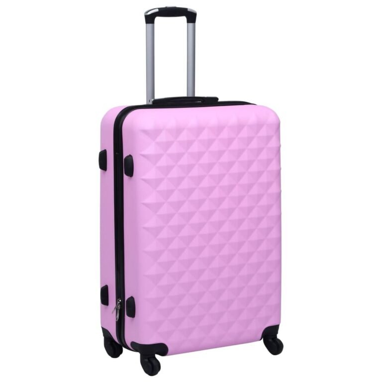vidaXL Lagaminų rinkinys, 2vnt., rožinės spalvos, ABS, kieto korpuso – nuotrauka 3 vidaXL Lagaminų rinkinys, 2vnt., rožinės spalvos, ABS, kieto korpuso – produkto nuotrauka 3