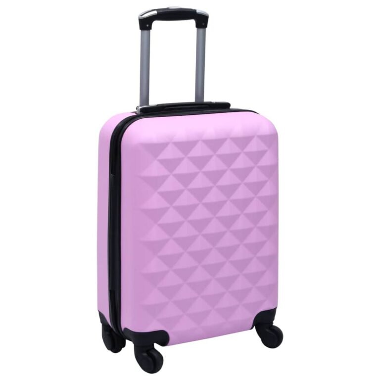 vidaXL Lagaminų rinkinys, 2vnt., rožinės spalvos, ABS, kieto korpuso – nuotrauka 7 vidaXL Lagaminų rinkinys, 2vnt., rožinės spalvos, ABS, kieto korpuso – produkto nuotrauka 7