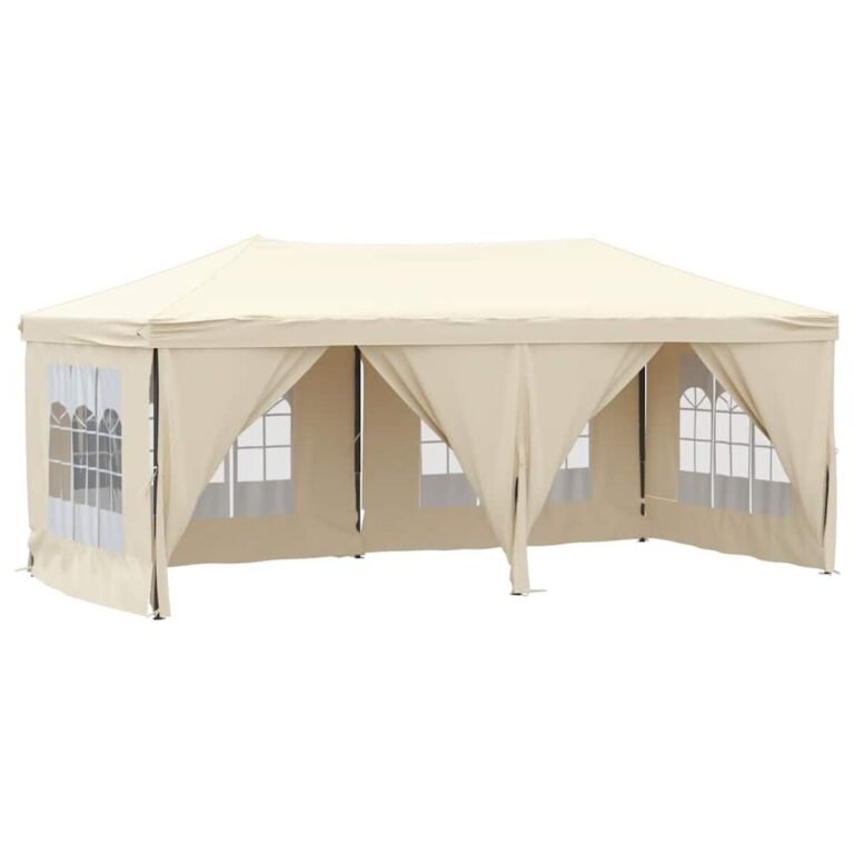 Pavėsinė-palapinė – 3×6 m, kreminė spalva