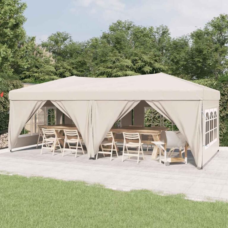 Pavėsinė-palapinė – 3×6 m, kreminė spalva – nuotrauka 2 Pavėsinė-palapinė – 3×6 m, kreminė spalva – produkto nuotrauka 2