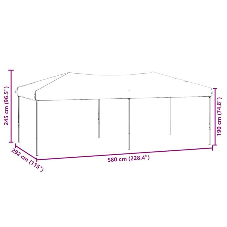 Pavėsinė-palapinė – 3×6 m, kreminė spalva – nuotrauka 9 Pavėsinė-palapinė – 3×6 m, kreminė spalva – produkto nuotrauka 9