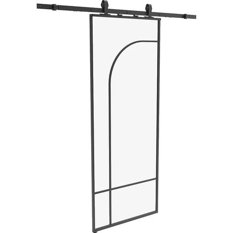 Stumdomos durys MONDANO – 83 cm, juoda spalva Stumdomos durys MONDANO – 83 cm, juoda spalva
