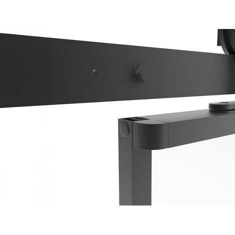 Stumdomos durys MONDANO – 83 cm, juoda spalva – nuotrauka 4 Stumdomos durys MONDANO – 83 cm, juoda spalva – produkto nuotrauka 4