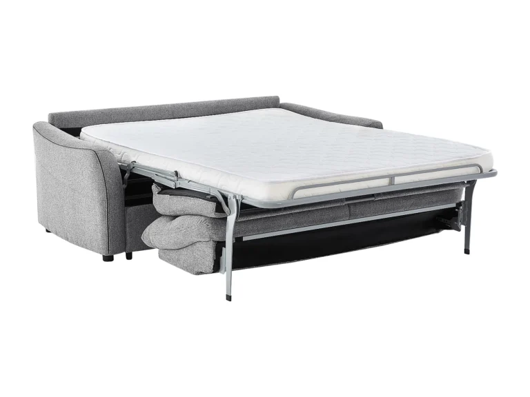Išskleidžiama sofa SOVANIA – pilka spalva – produkto nuotrauka 6