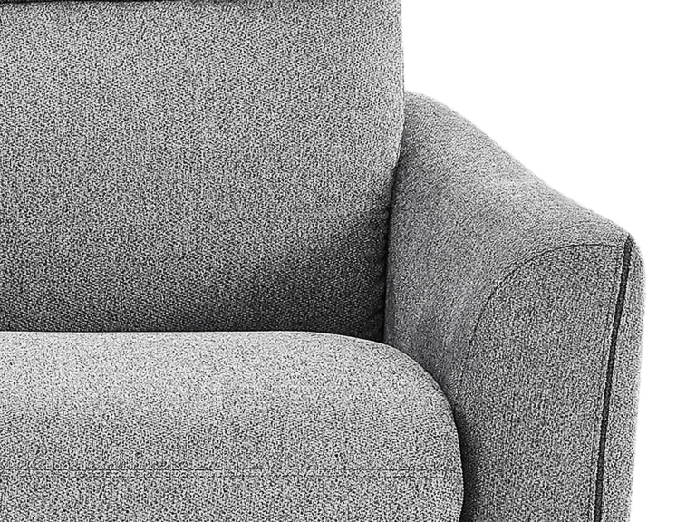 Išskleidžiama sofa SOVANIA – pilka spalva – produkto nuotrauka 7