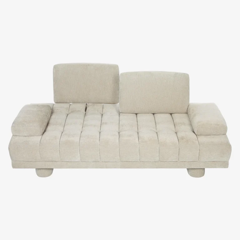 13531653.webp POLANE 3 vietų sofa su reguliuojamu atlošu šviesiai pilkai smėlinė